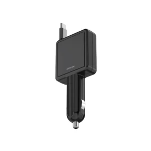 شارژر فندکی 30 وات گرین لاین Retractable 30W Car Charger